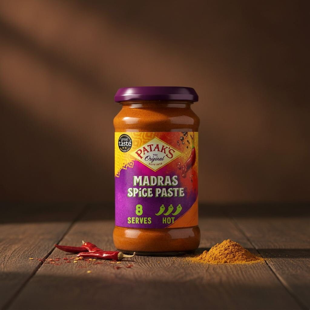 186b000f-bc21-410d-bfb9-bea68a8341ff Patak’s Madras Spice Paste - Image 1