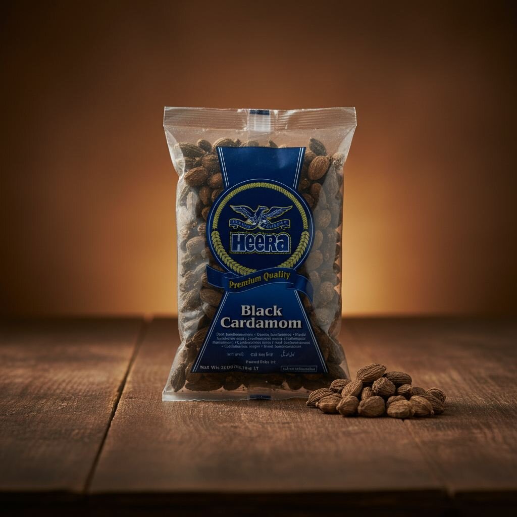 2b2f5462-c7e9-4f0a-9f23-809a54fa8ef0 Heera Black Cardamom 200g - Image 1