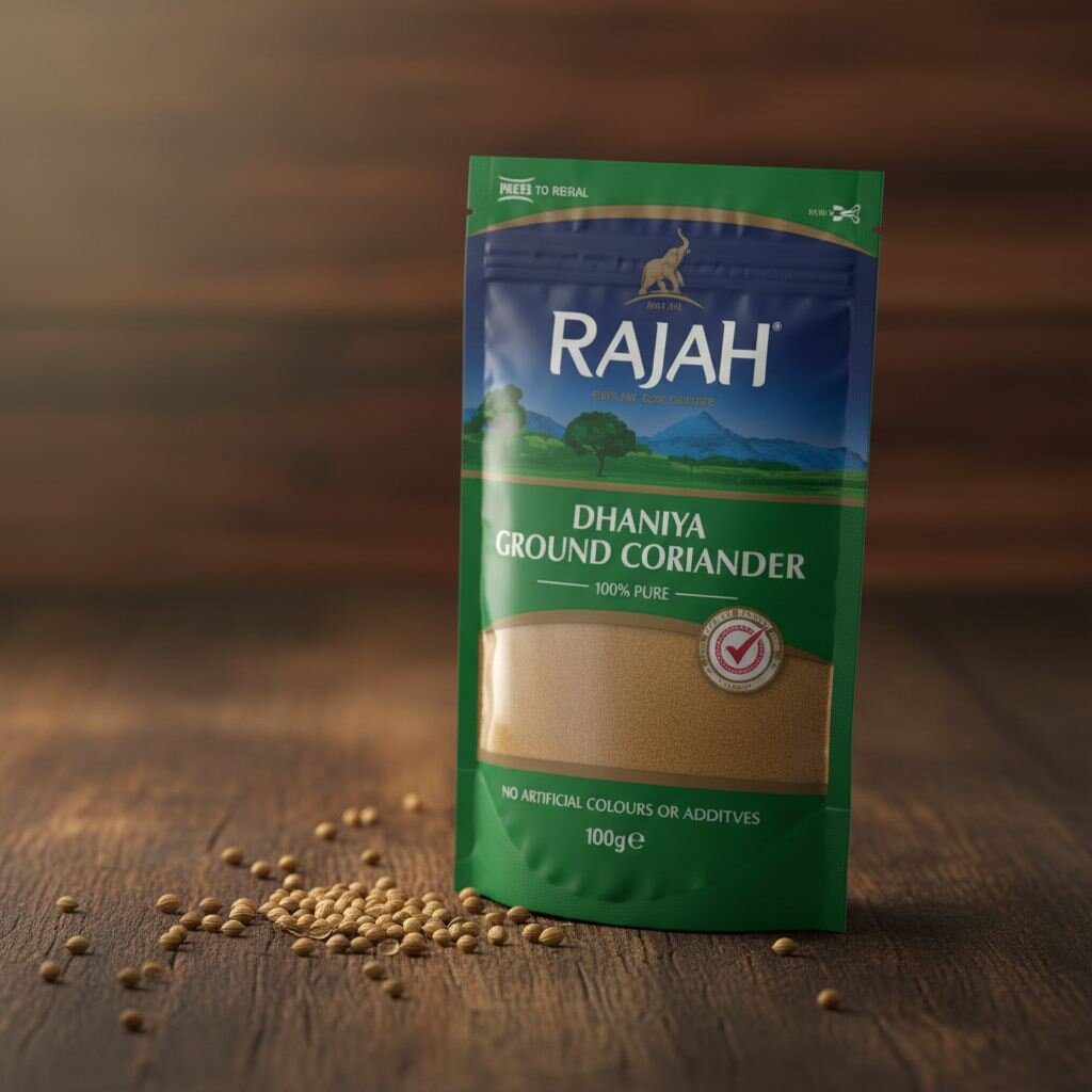 595b7f06-fa4d-4b8f-9f50-c6371707df72 Rajah Ground Coriander Powder 100g - Image 1