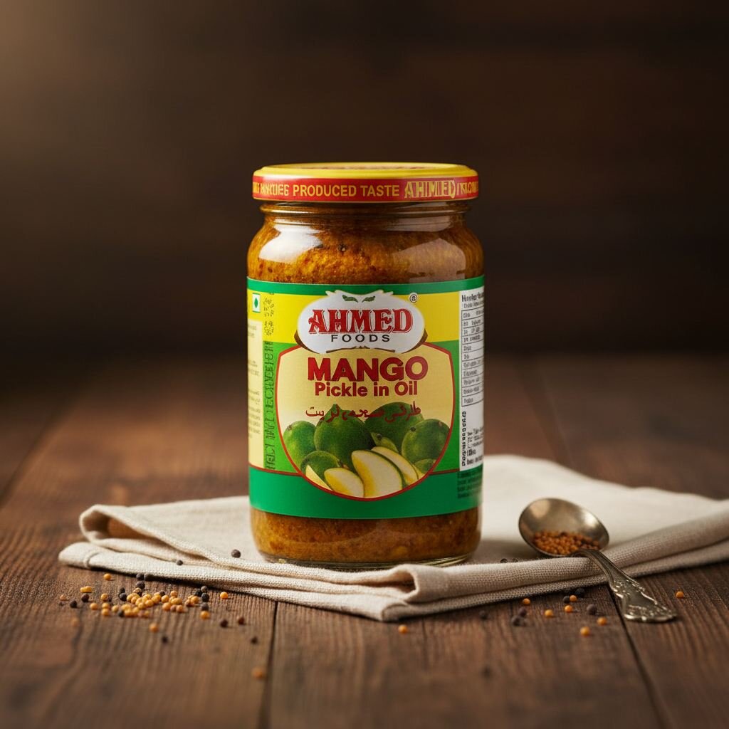 78b35d21-70ca-48d5-96c4-48444000b3dd Ahmed's Mango Pickle 330g - Image 1