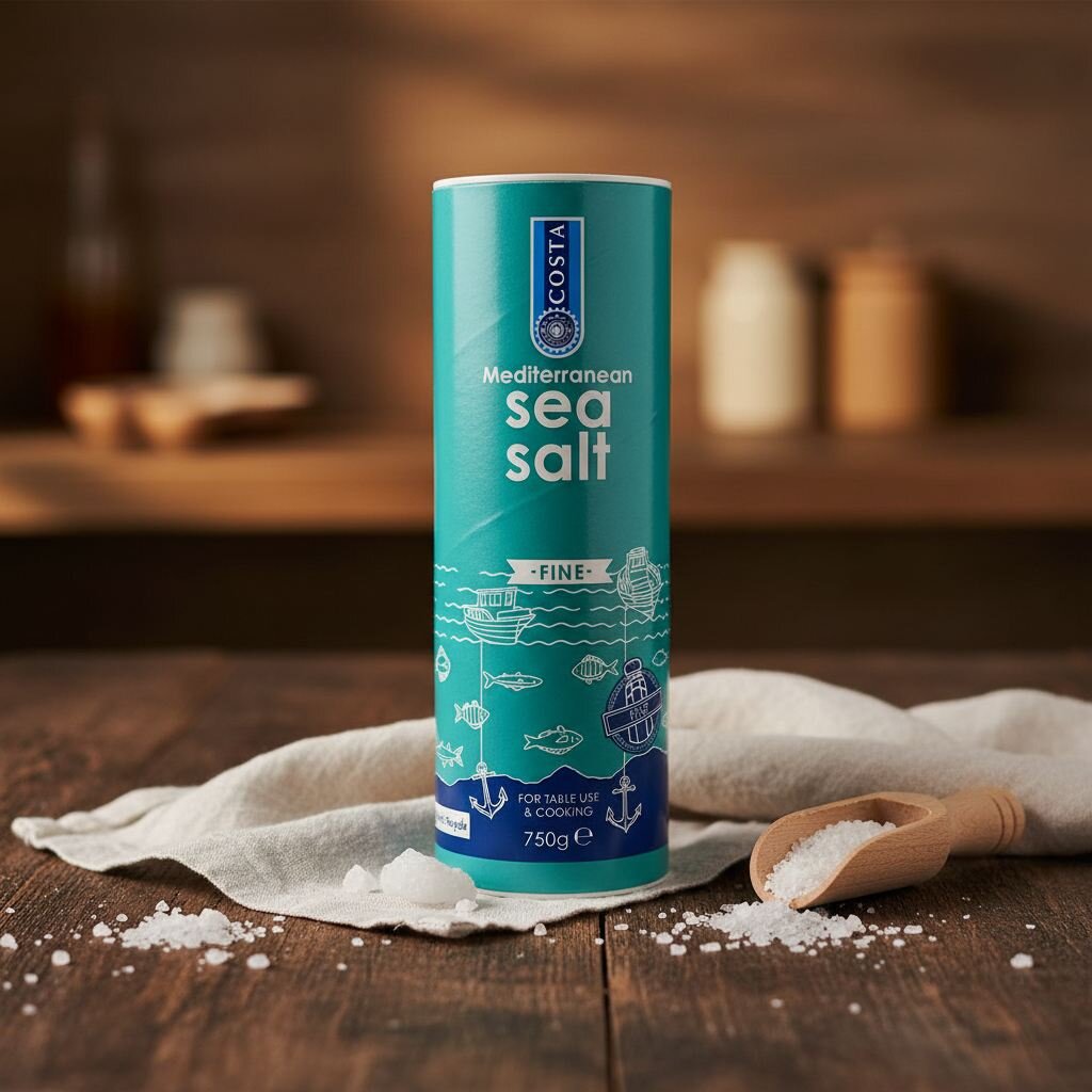 ff624cc3-e23a-4cb5-8ff6-ec9a549d6516 Costa Sea Salt 750g coarse - Image 1
